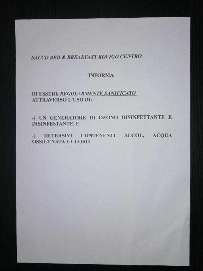 Sacco Bed&Breakfast Rovigo Exteriér fotografie